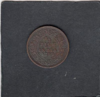 Beschrijving: 1/2 Pice VICTORIA